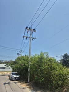 Corner Plot for Sale Plai Laem Koh Samui electric service